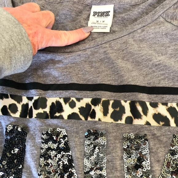 AUTH Victoria’s Secret PINK Long Sleeve M EXCLNT🌺 - Picture 4 of 6